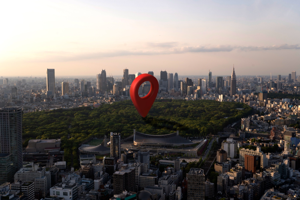 Office Desk and Monitor Setup